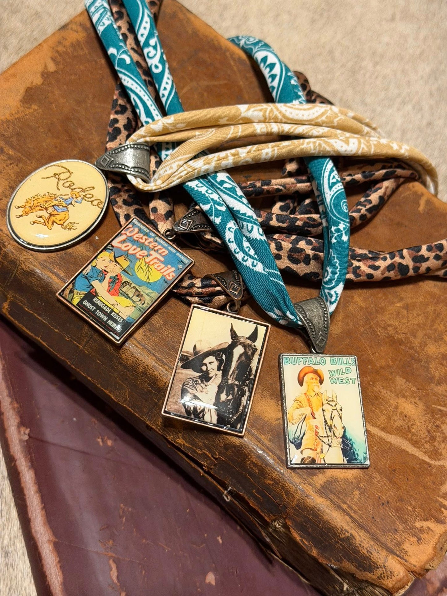 Bandana Necklaces with Western Charm
