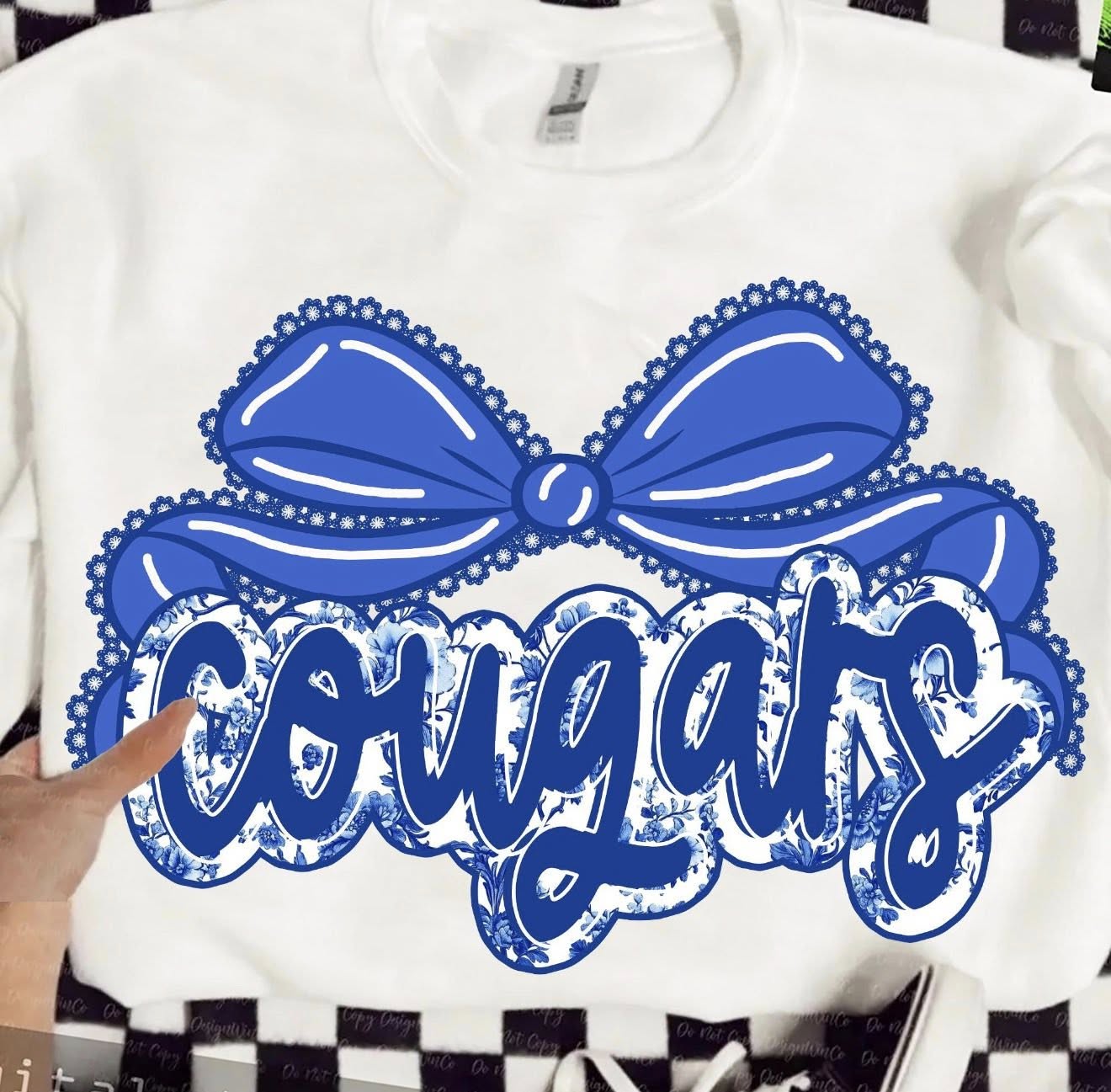 Cougars Bow Tee