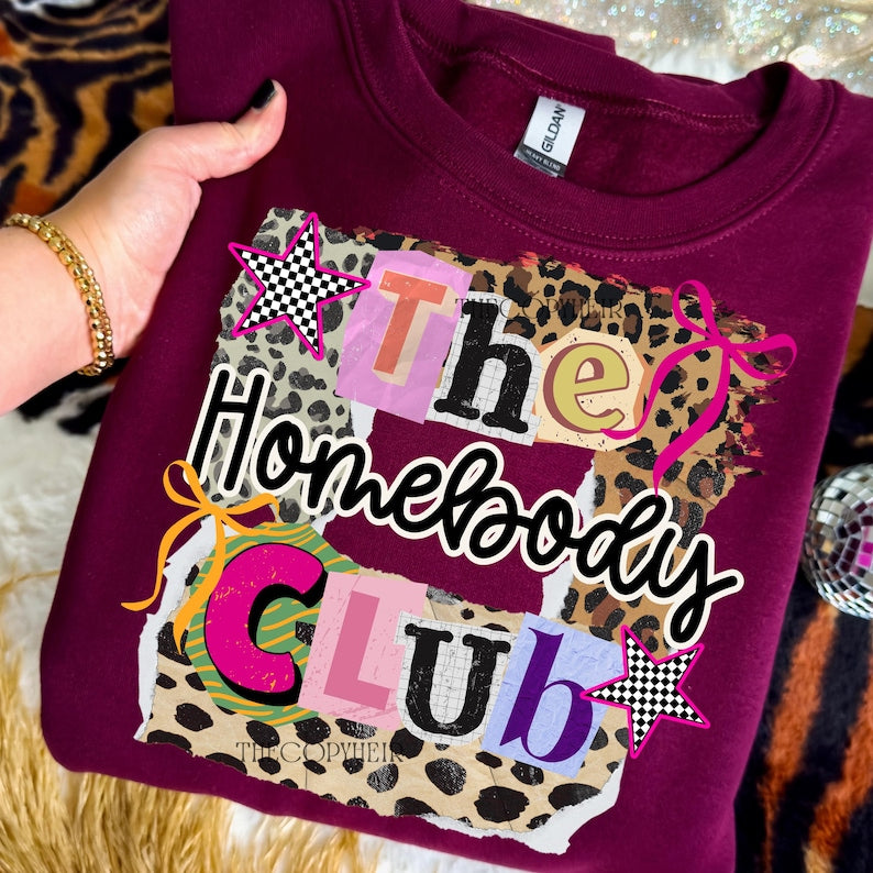 TSHIRT- HOMEBODY CLUB