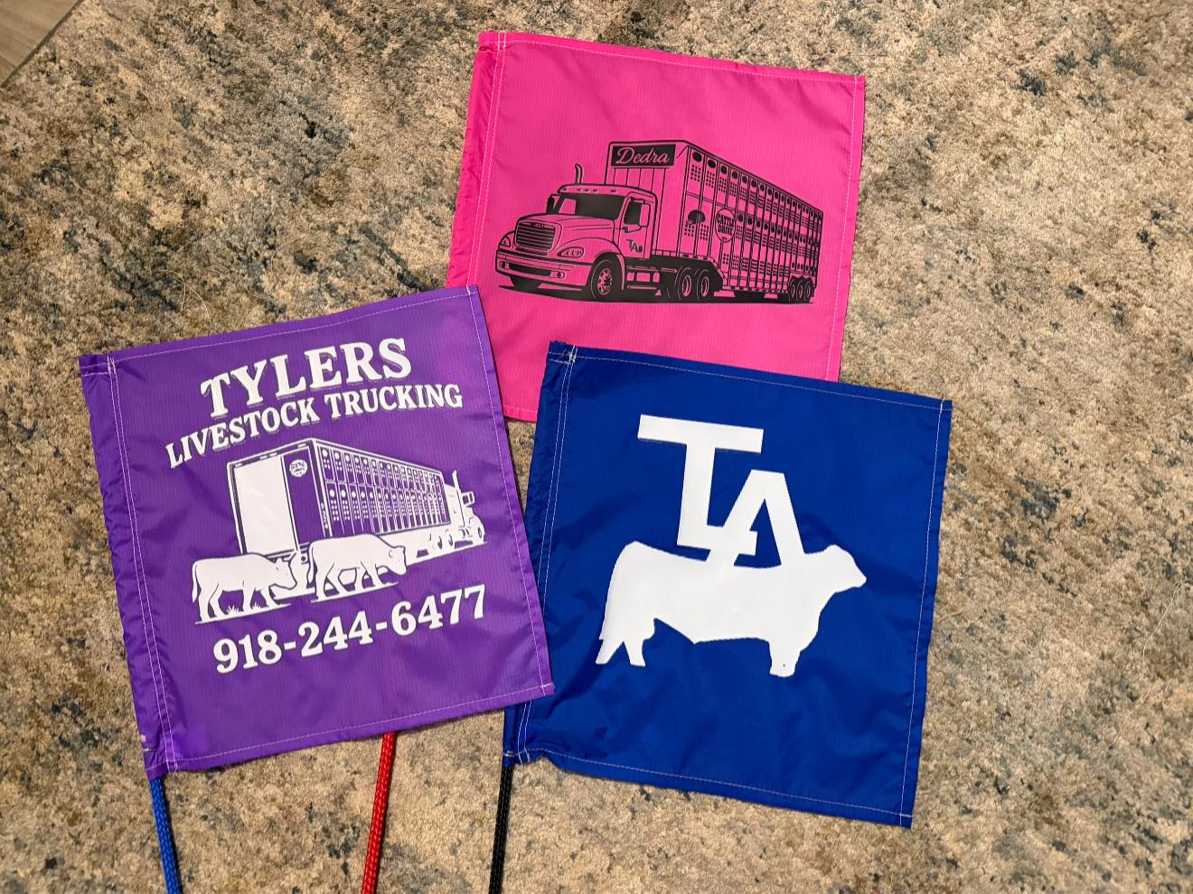 50" Custom Cattle Flags