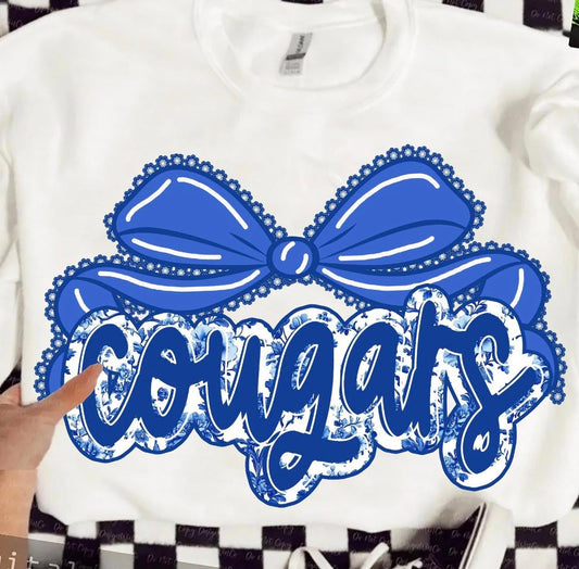 Cougars Bow Tee